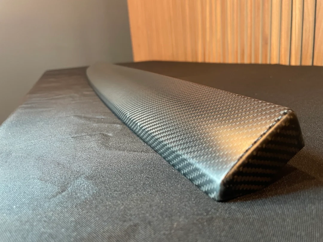 Final Sale - Tesla Model 3 & Y Genuine Carbon Fiber Dashboard Cover (Single Piece) - Image 2