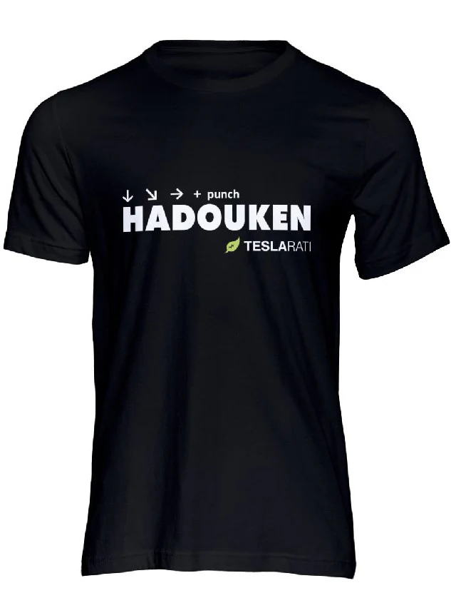 Street Fighter "Hadouken" Premium T-Shirt by TESLARATI - Image 3