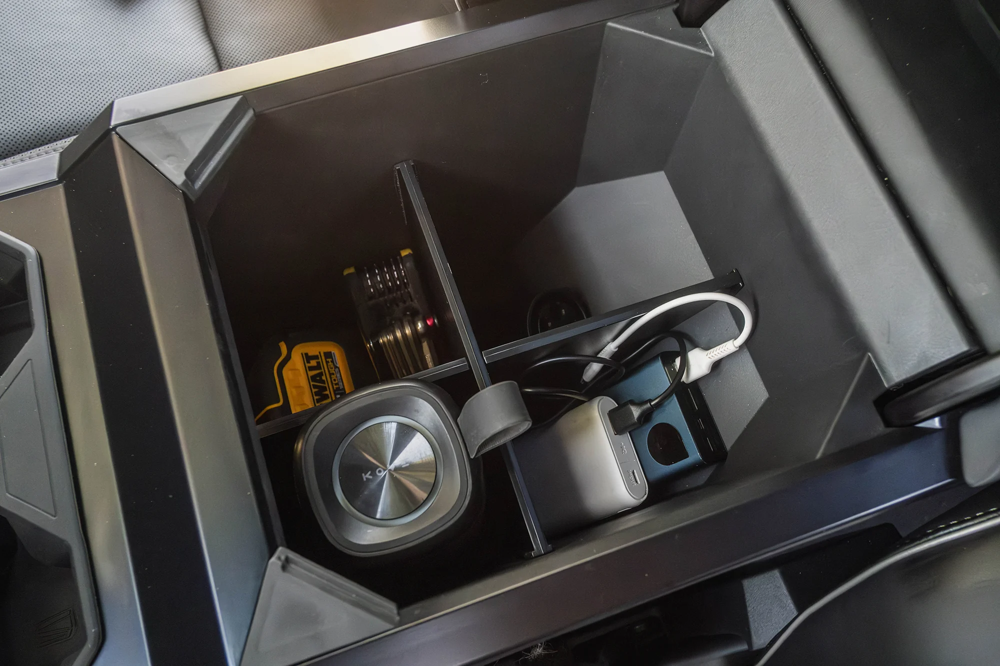 Tesla Cybertruck Armrest Lower Organizing Divider - Image 2