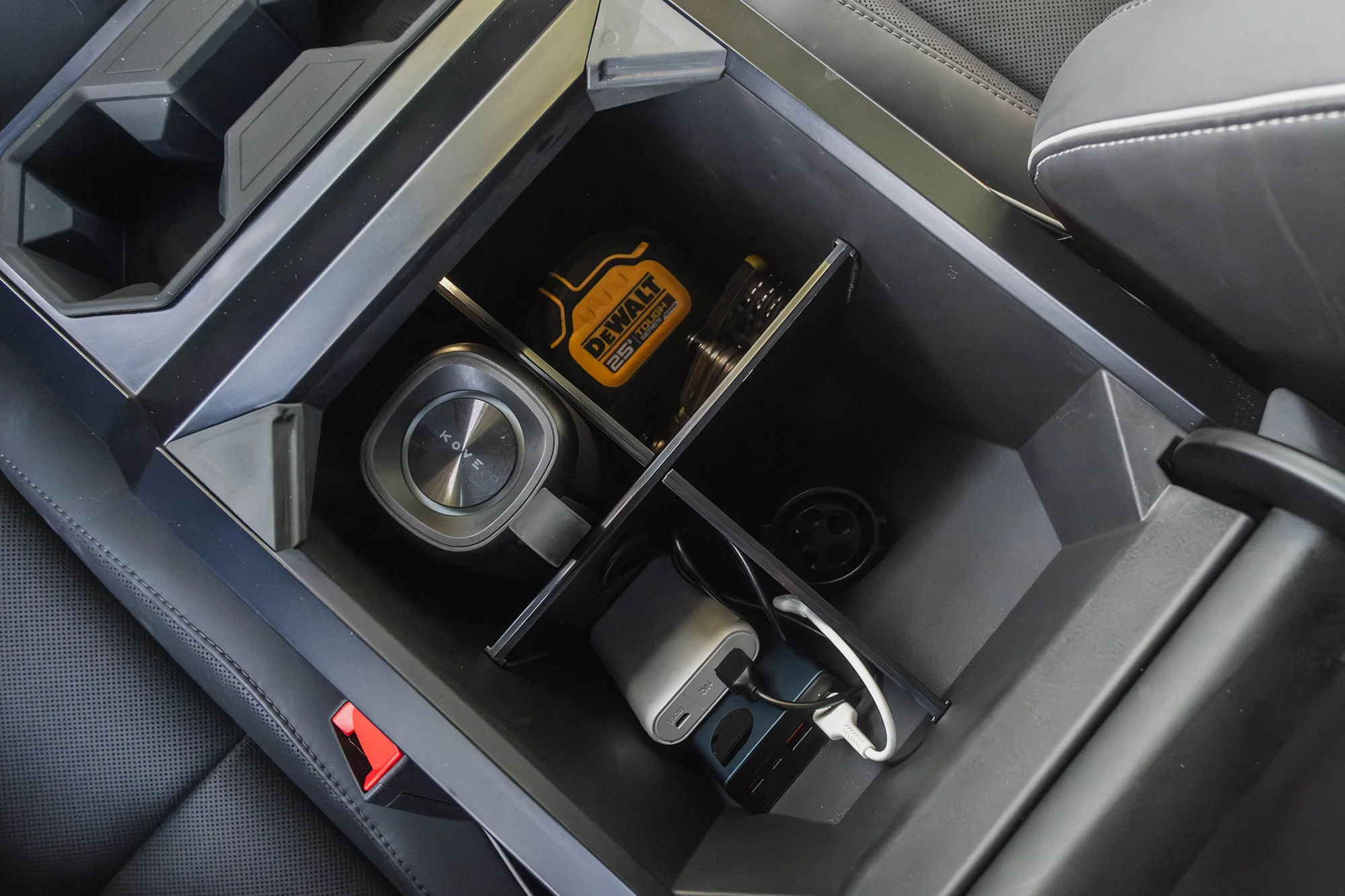 Tesla Cybertruck Armrest Lower Organizing Divider - Image 3