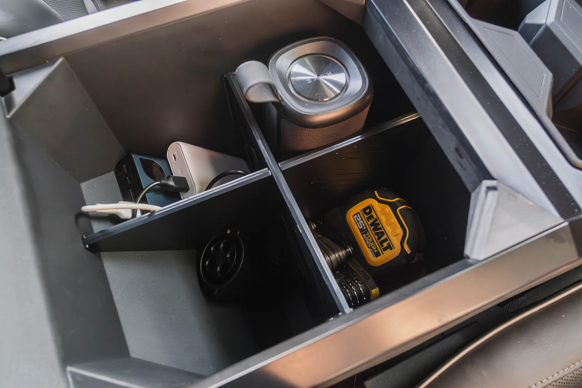 Tesla Cybertruck Armrest Lower Organizing Divider - Image 5