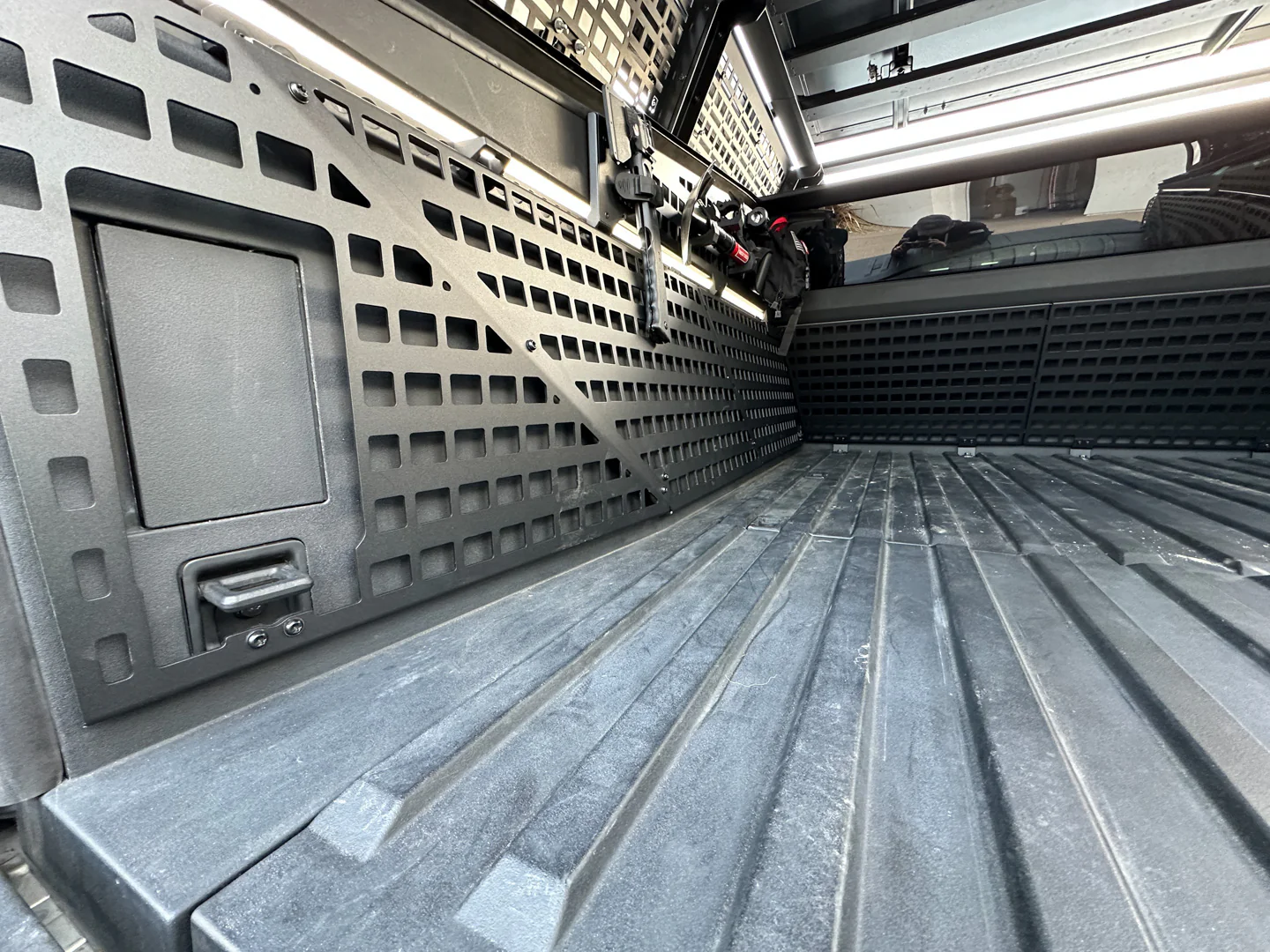 Tesla Cybertruck Bedside MOLLE Panel Rack System - Image 2