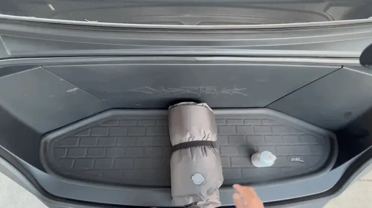 Tesla Cybertruck Frunk Seat Cushion (with Cup Holders) - Image 3