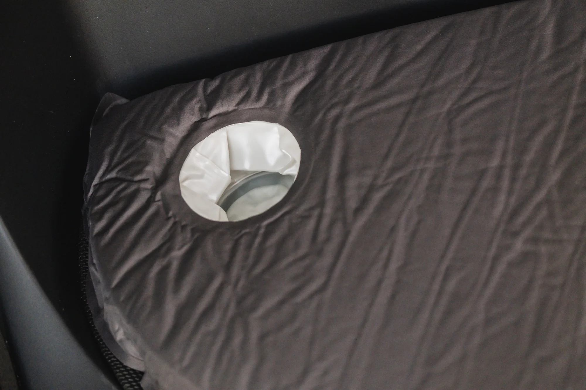 Tesla Cybertruck Frunk Seat Cushion (with Cup Holders) - Image 6