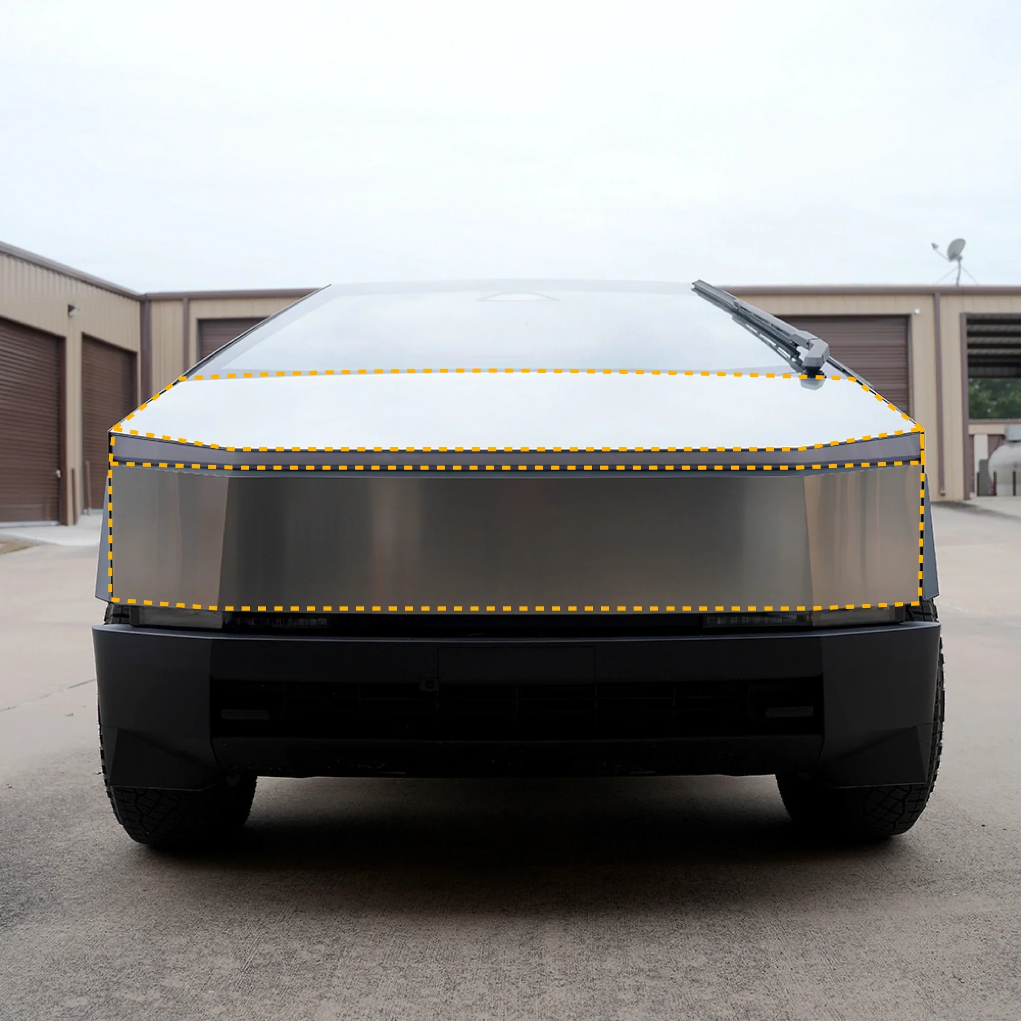 Tesla Cybertruck PPF for Front Bumper and Hood