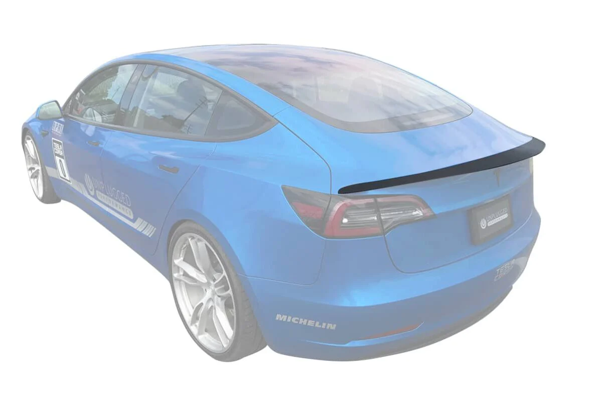 Tesla Model 3 High Efficiency Rear Spoiler by Unplugged Performance - Image 10