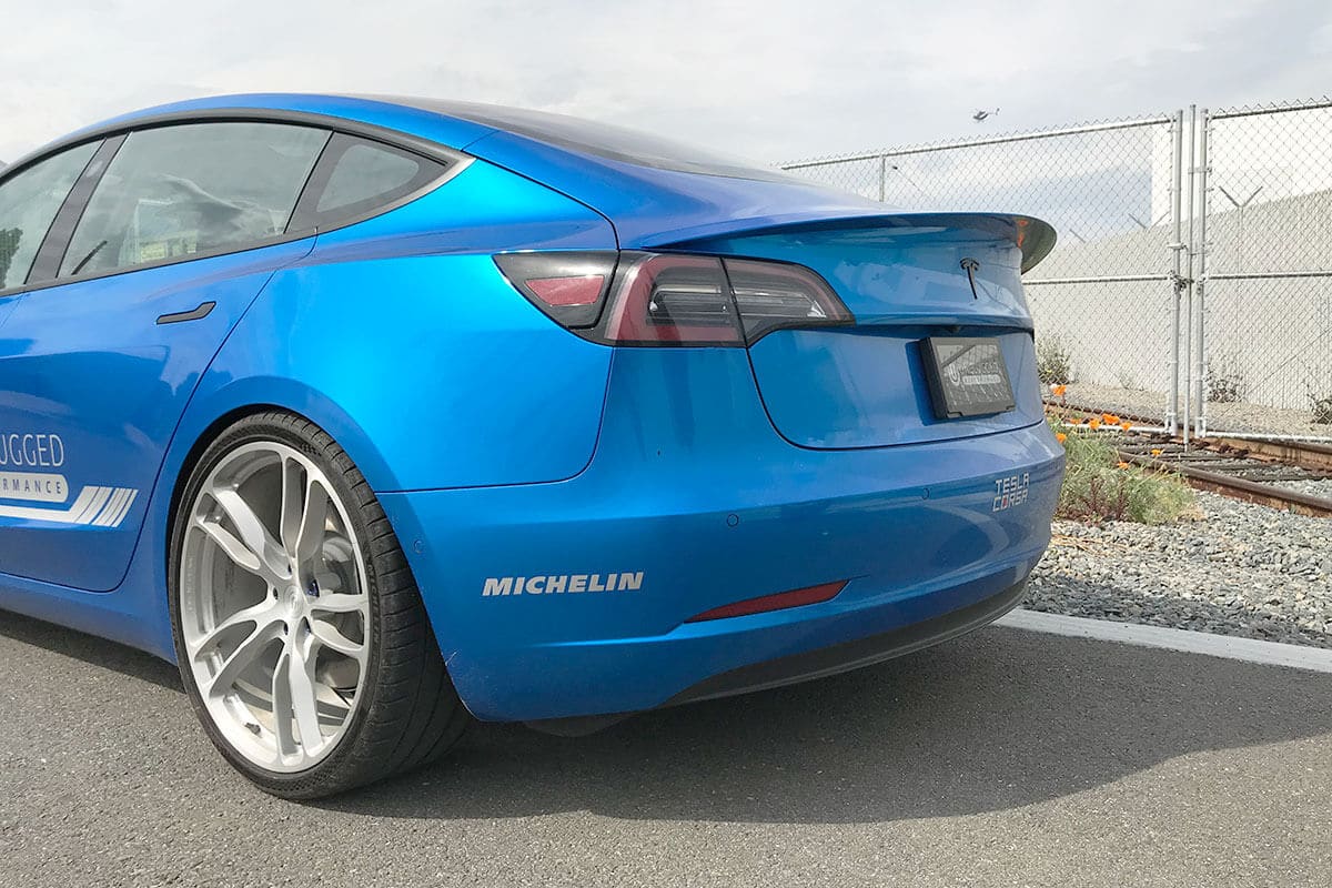 Tesla Model 3 High Efficiency Rear Spoiler by Unplugged Performance - Image 3