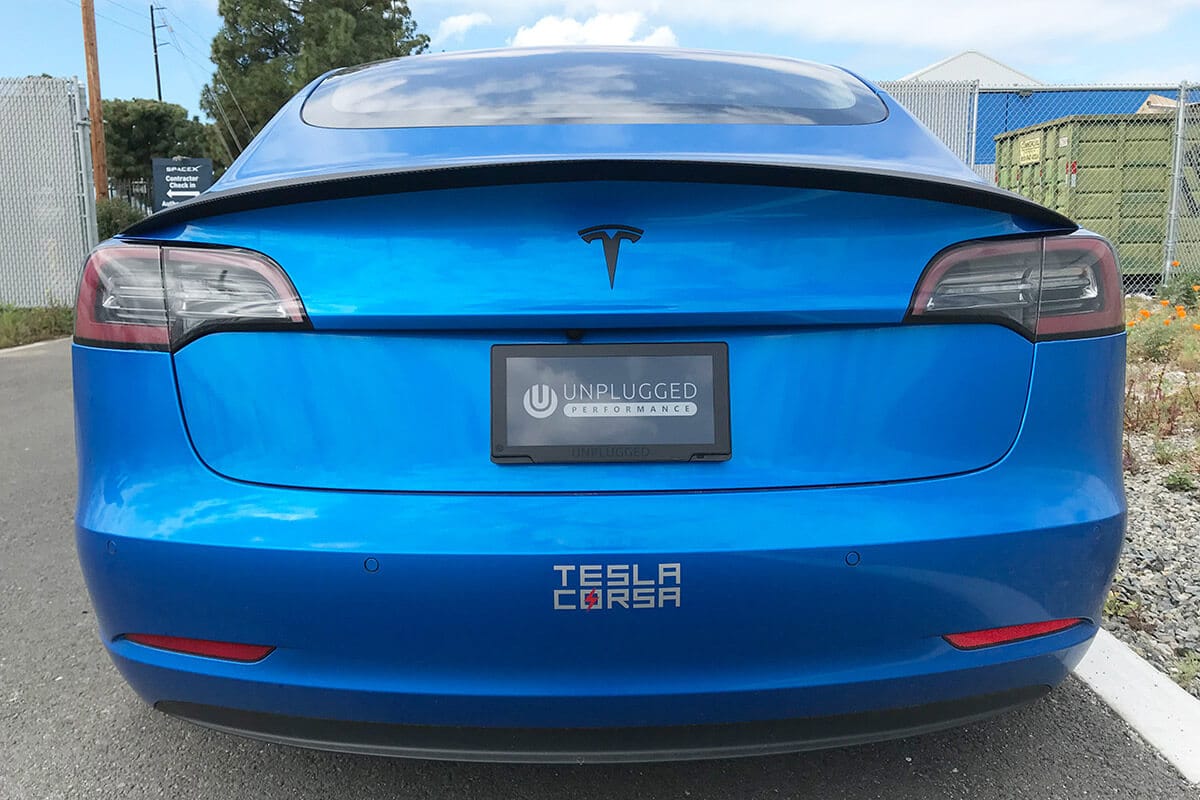 Tesla Model 3 High Efficiency Rear Spoiler by Unplugged Performance - Image 6