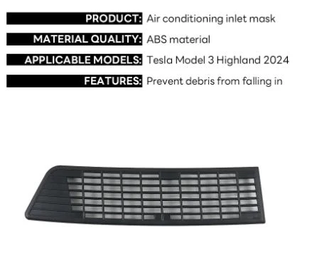 Tesla Model 3 Highland Air Intake Vent Cover - Image 3