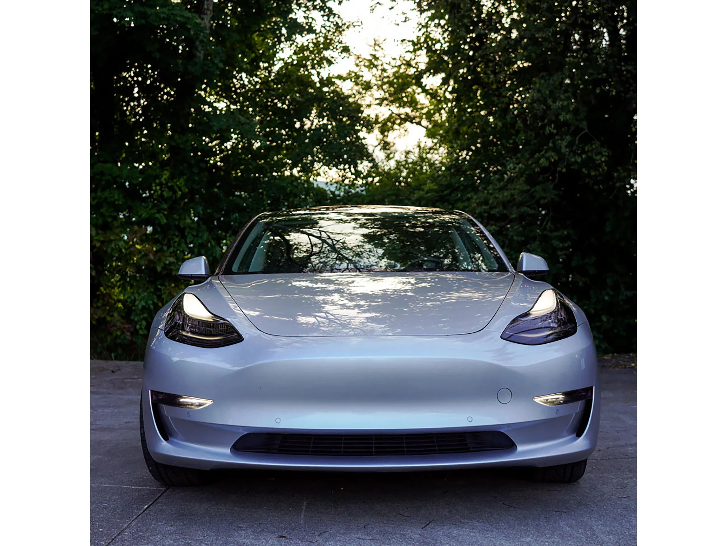 Tesla Model 3 PPF Tinted Headlight Protection - Image 7