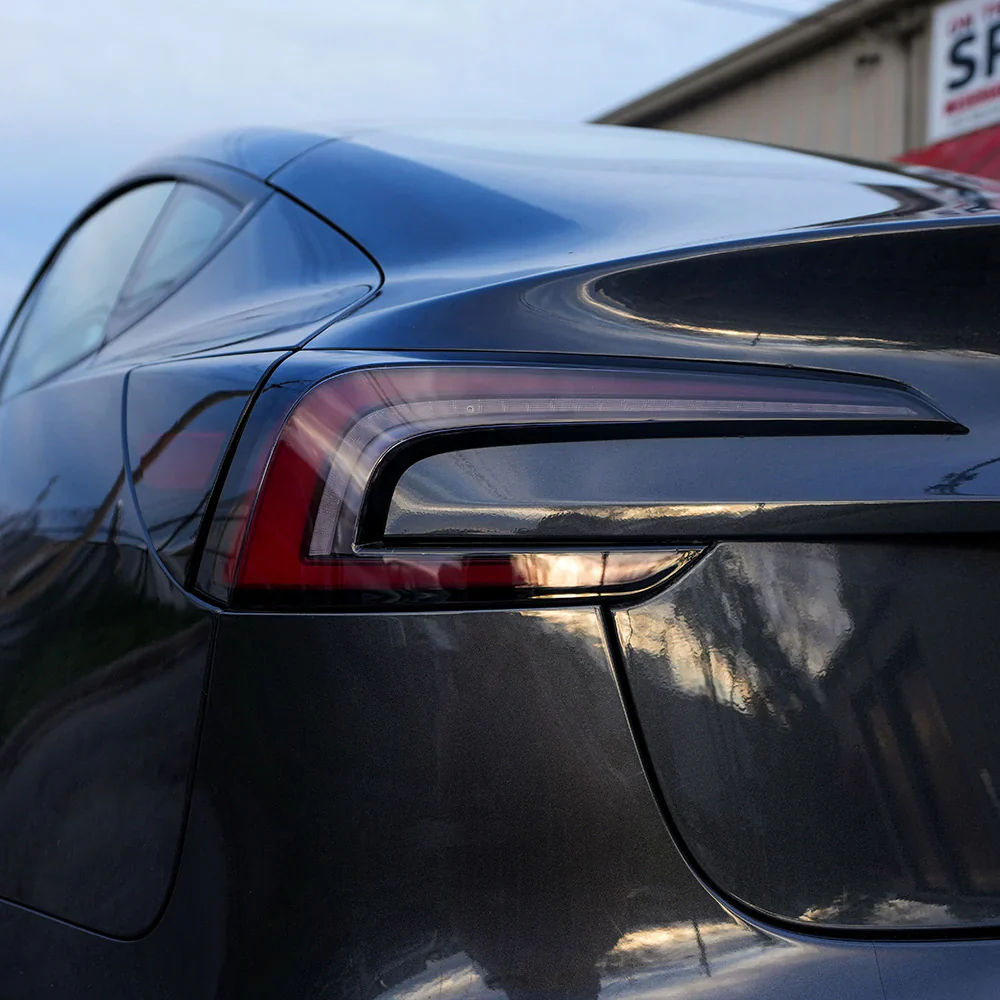 Tesla Model 3 PPF Tinted Taillight Protection