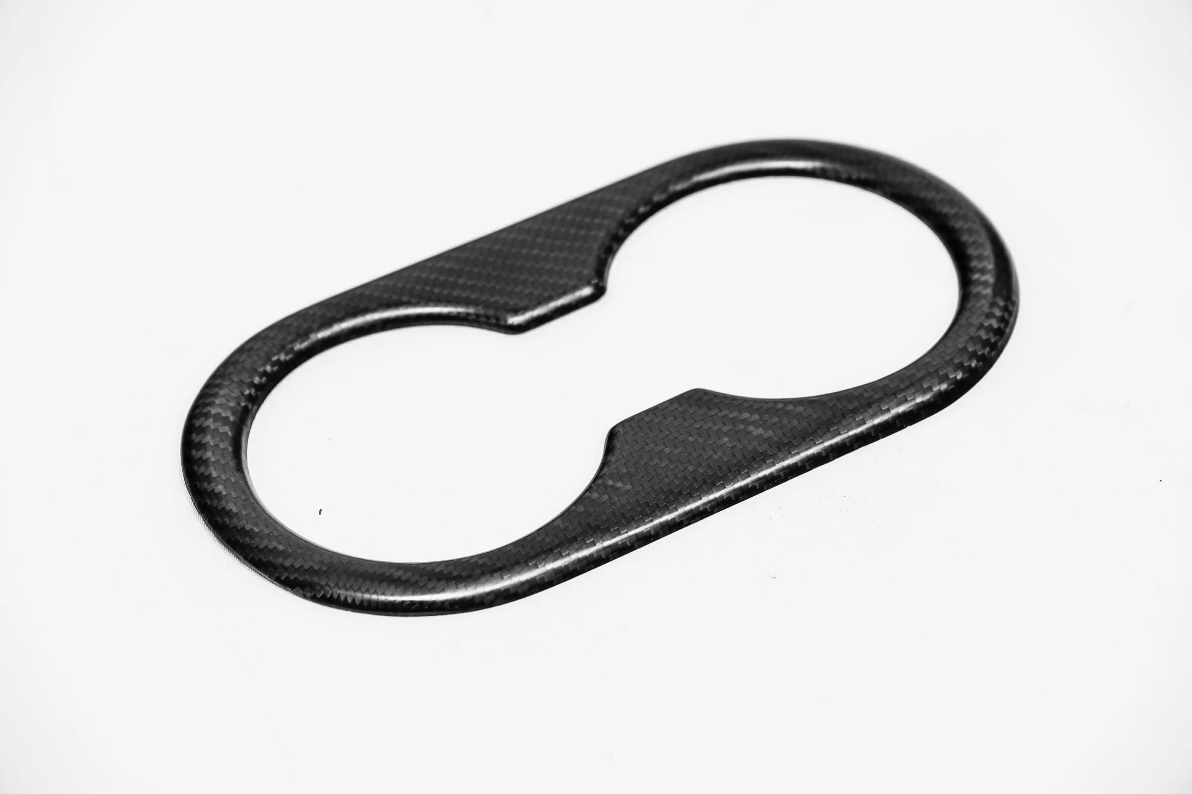 Tesla Model 3 Genuine Carbon Fiber Backseat Cup Holders Cover - Image 6