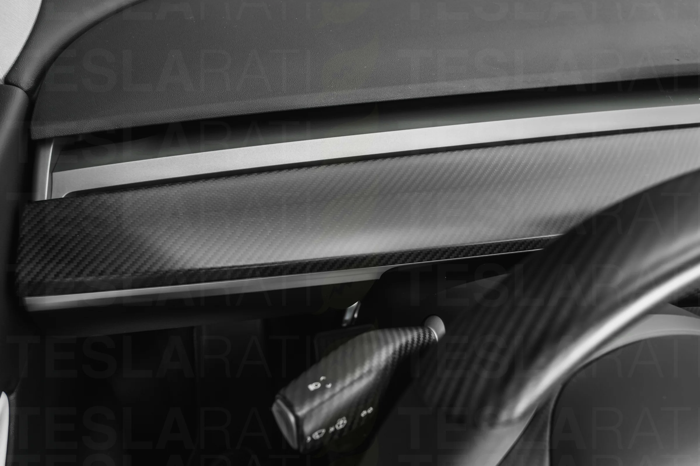 Tesla Model Y Genuine Carbon Fiber Dashboard Cover (Single Piece)
