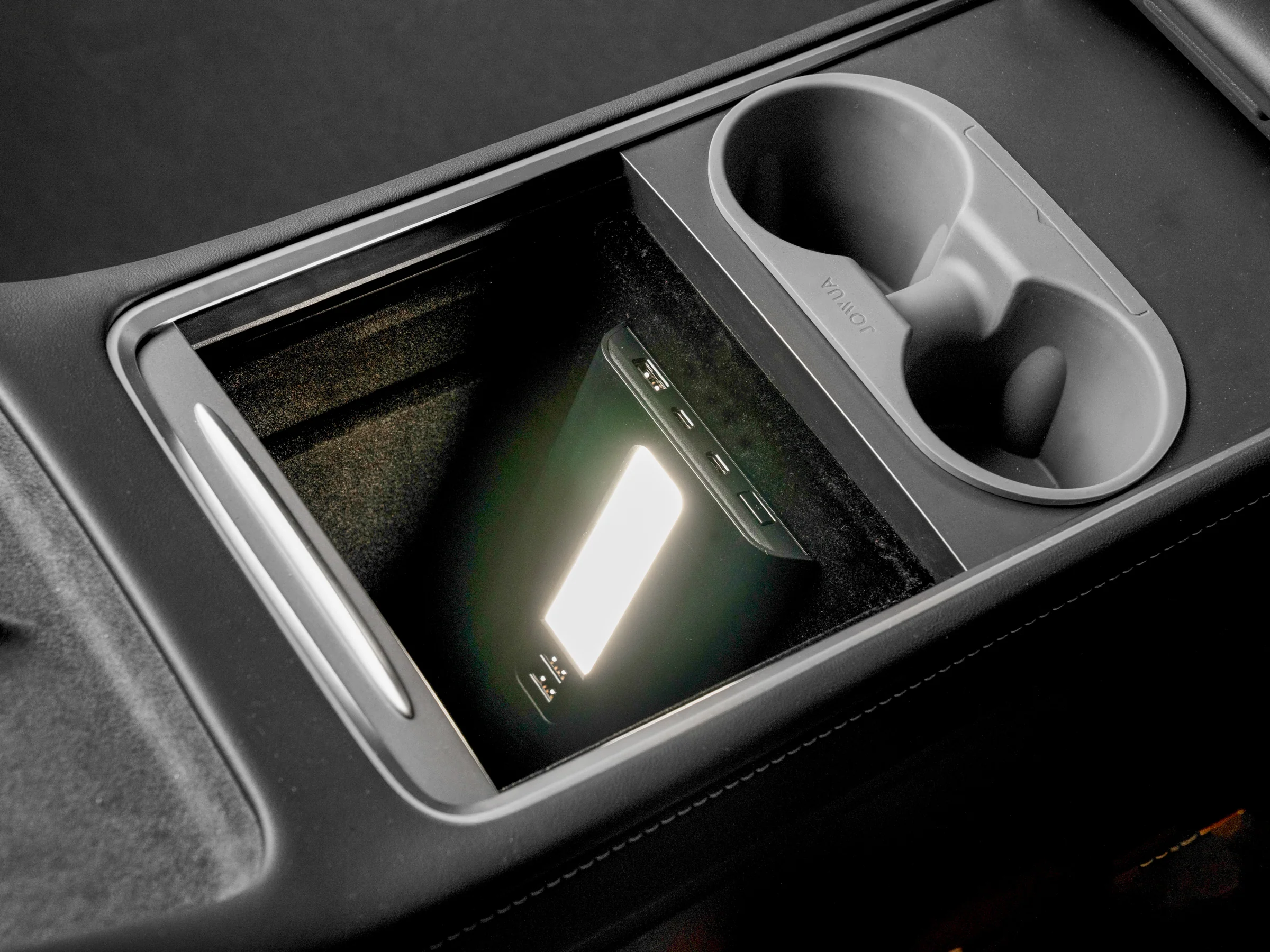 Tesla Model Y Center Console (Gen 2.0) Tray Organizer for USB Hub - Image 4
