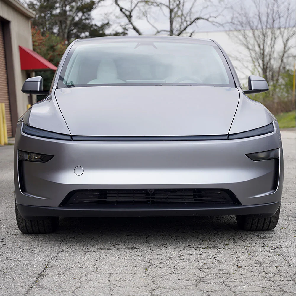 Tesla Model Y PPF Tinted Headlight Protection - Image 3