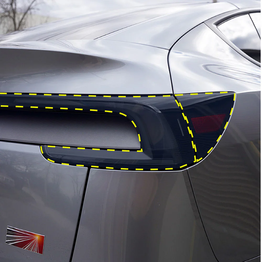 Tesla Model Y PPF Tinted Taillight Protection