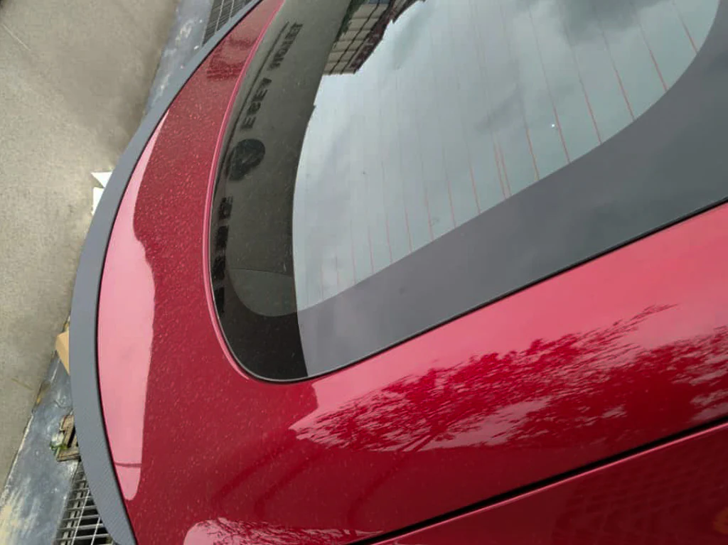 Tesla Model S Genuine Dry Carbon Rear Spoiler (OEM Style) - Image 2