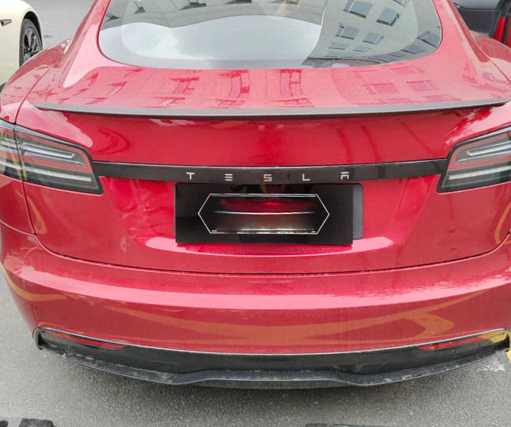 Tesla Model S Genuine Dry Carbon Rear Spoiler (OEM Style) - Image 3