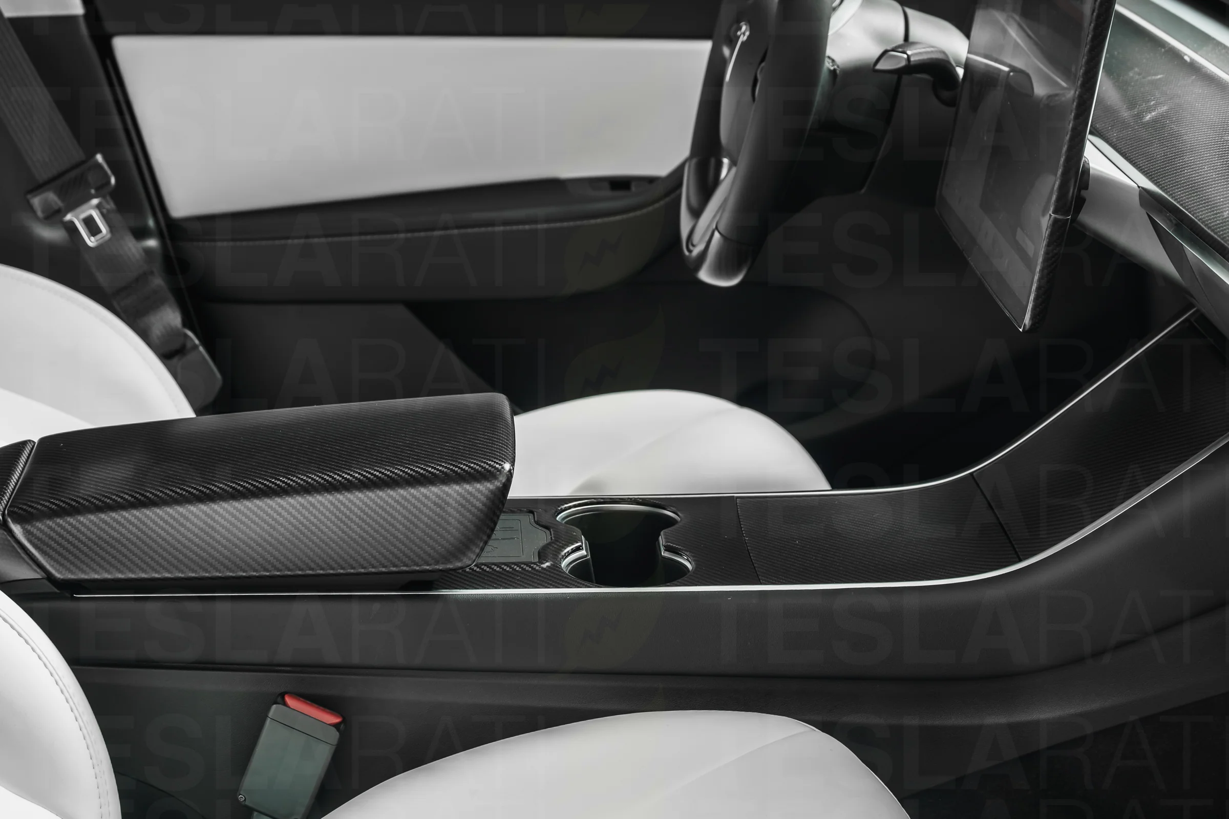 Tesla Model Y Premium Real Carbon Fiber Full Interior Bundle - Image 18