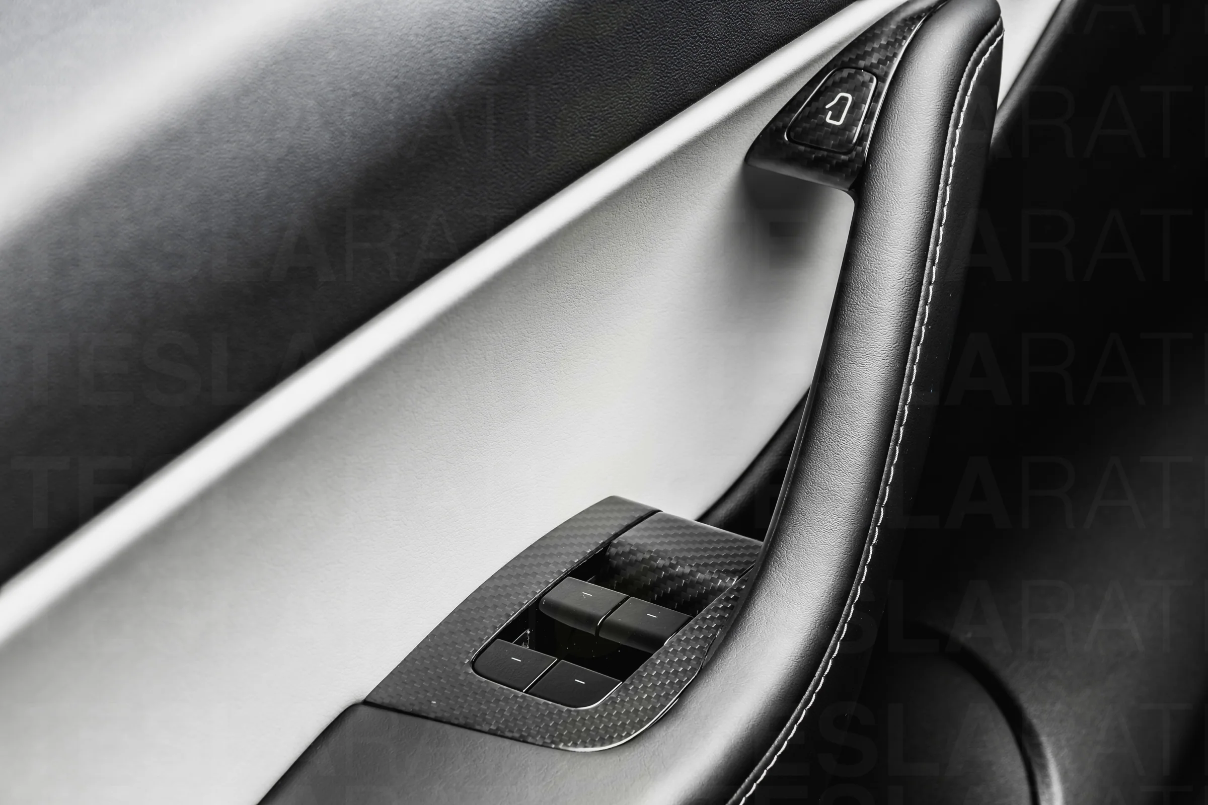 Tesla Model Y Premium Real Carbon Fiber Full Interior Bundle - Image 25