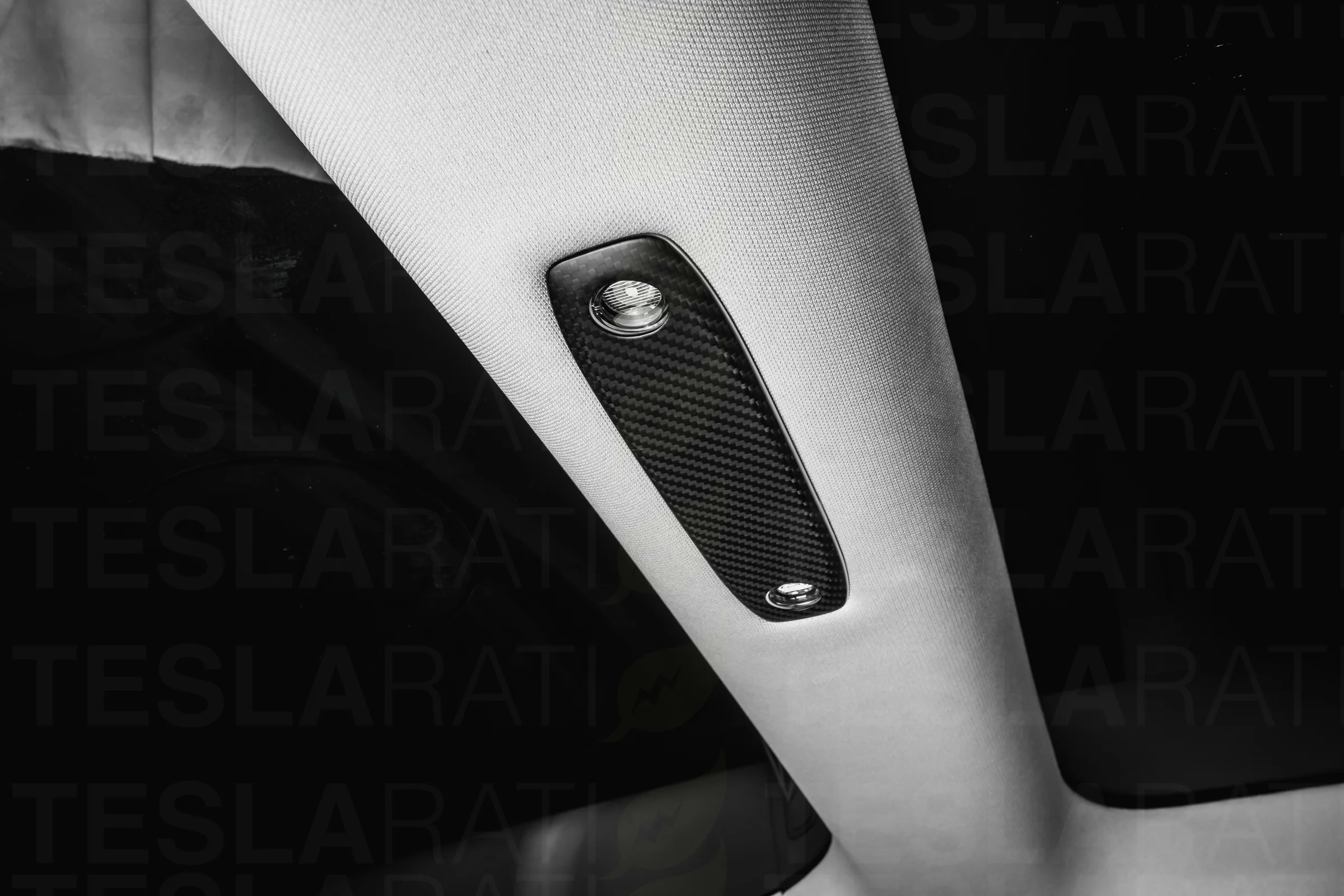 Tesla Model Y Genuine Carbon Fiber Dome Light Cover Only - Image 10