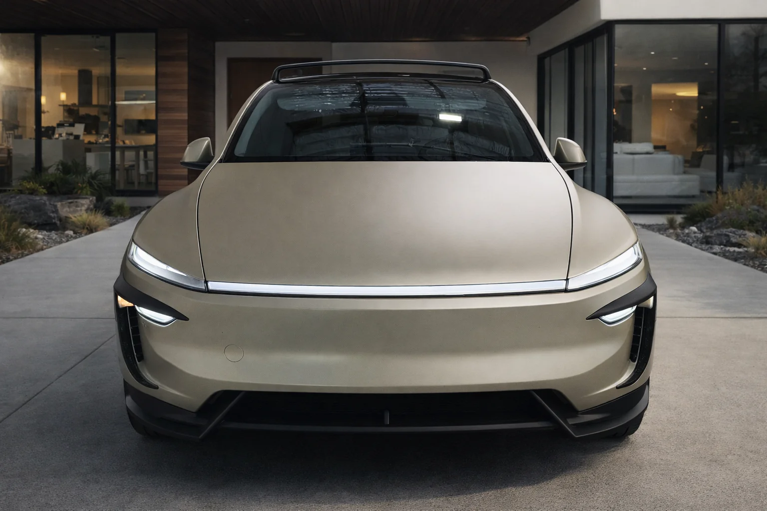 Tesla Model Y Front Bumper Lip Spoiler/Splitter - Image 2
