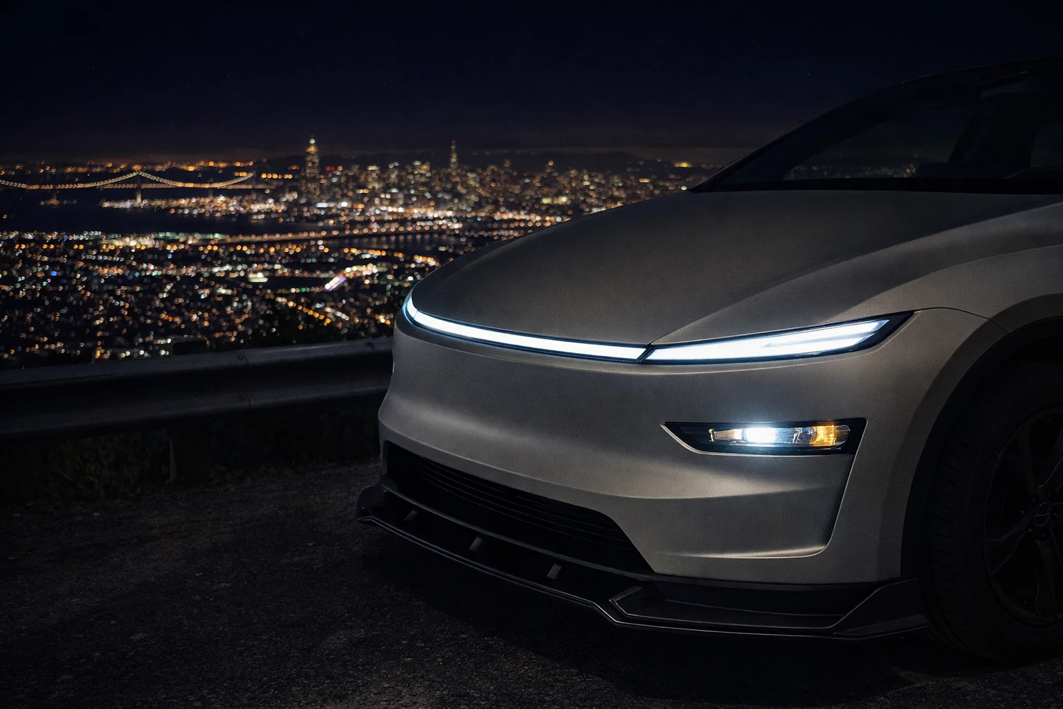 Tesla Model Y Front Bumper Lip Spoiler/Splitter - Image 4