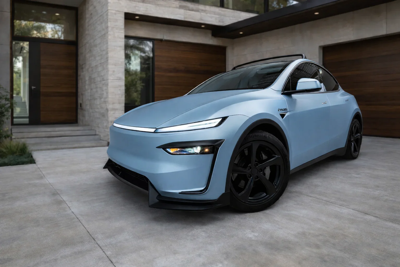Tesla Model Y Front Bumper Lip Spoiler/Splitter - Image 6