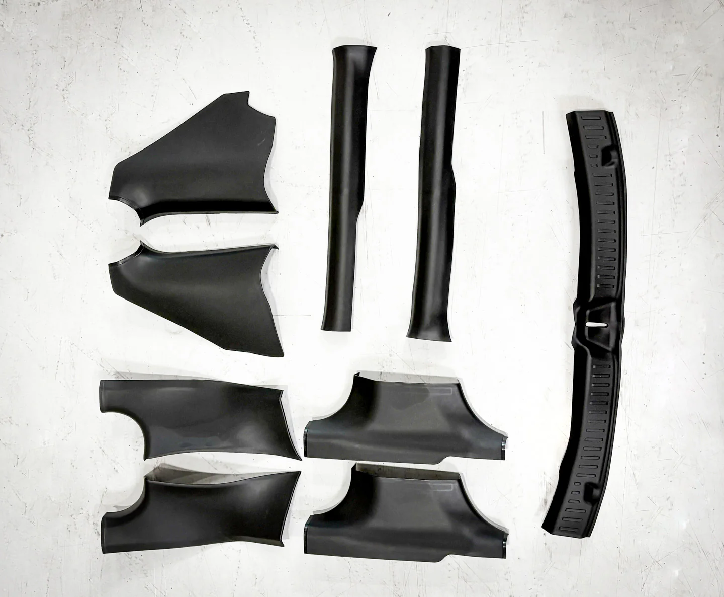Tesla Model Y Interior Door and Trunk Sill Protector Set - Image 4