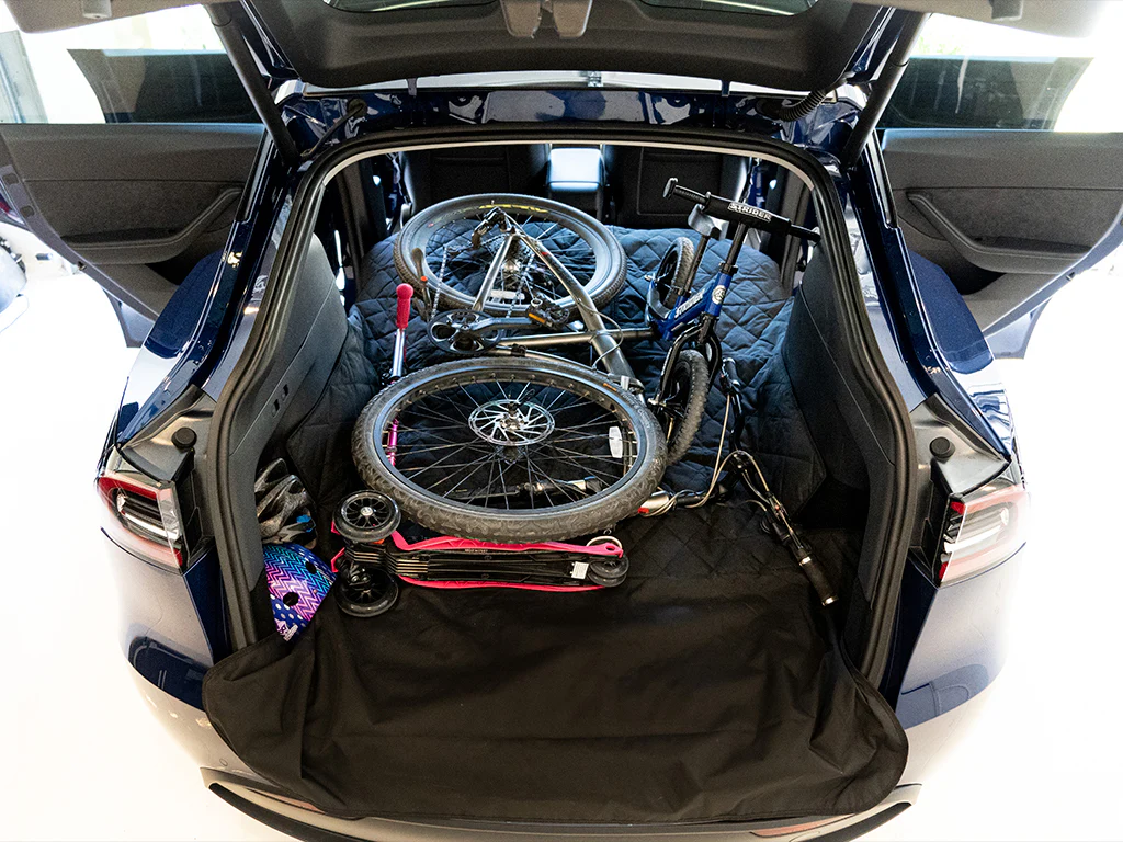 Tesla Model Y Pet Cover Rear Cargo Liner (Full Seatback Coverage) - Image 3