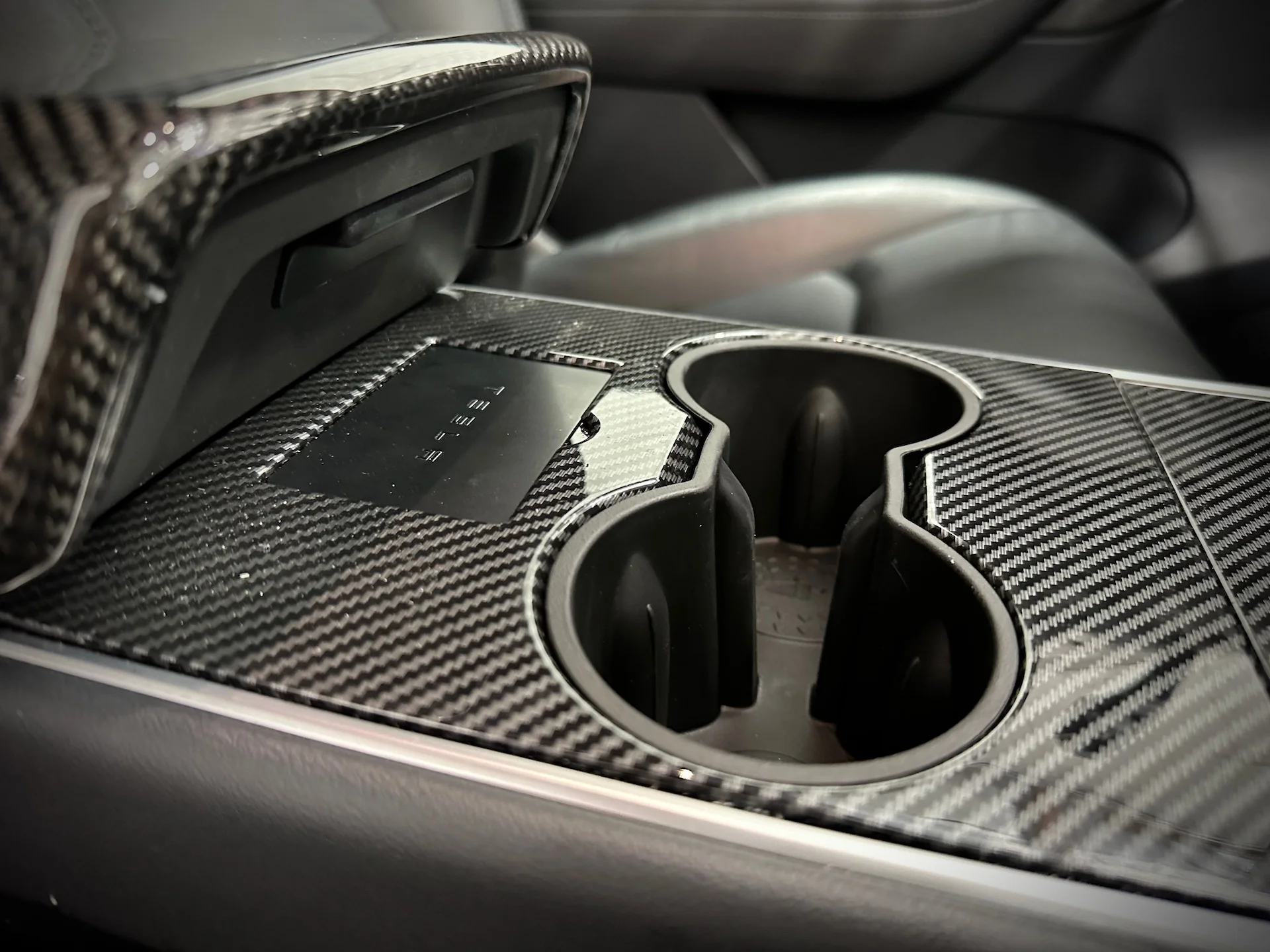 Tesla Model Y Premium Center Console Cup Holder Insert - Image 3